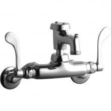 Elkay LK945BP03T4T - WALL MNT 4IN, BUCKET HK POL 3IN SPT, 1PC WRIST BLD HNDL, 4IN