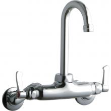 Elkay LK945GN04L2T - WALL MNT 4IN, GN 4IN SPT, LVR HNDL, 2IN, 2IN HW