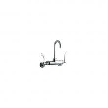 Elkay LK945GN04T4T - WALL MNT 4IN, GN 4IN SPT, 1PC WRIST BLD HNDL, 4IN, 2IN HW