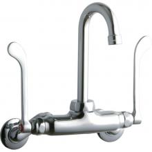 Elkay LK945GN04T6T - WALL MNT 4IN, GN 4IN SPT, 1PC WRIST BLD HNDL, 6IN, 2IN HW