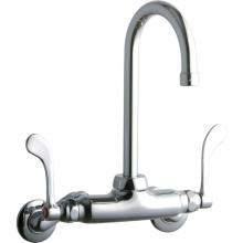 Elkay LK945GN05T4T - WALL MNT 4IN, GN 5IN SPT, 1PC WRIST BLD HNDL, 4IN, 2IN HW