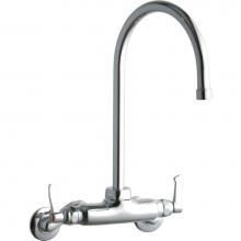 Elkay LK945GN08L2T - WALL MNT 4IN, GN 8IN SPT, LVR HNDL, 2IN, 2IN HW