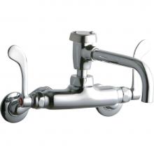 Elkay LK945VS07T4T - WALL MNT 4IN, VENTED 8IN SPT, 1PC WRIST BLD HNDL, 4IN, 2IN H