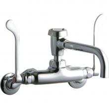 Elkay LK945VS07T6T - WALL MNT 4IN, VENTED 8IN SPT, 1PC WRIST BLD HNDL, 6IN, 2IN H