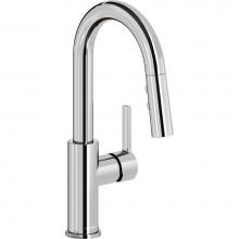 Elkay LKAV3032CR - Avado Single Hole Bar Faucet with Pull-down Spray and Lever Handle, Chrome