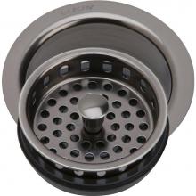 Elkay LKD35AS - 3-1/2'' Drain Fitting Antique Steel Finish Disposer Flange and Removable Strainer