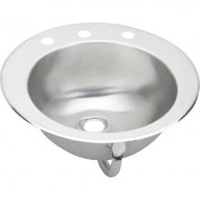 Elkay LLVR192 - Asana Stainless Steel 19'' x 19'' x 7'', Single Bowl Drop-in Bathroo