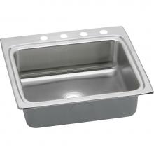 Elkay LRQ25223 - 18 Gauge Stainless Steel 25'' x 22'' x 8.125'' Single Bowl Top Mount