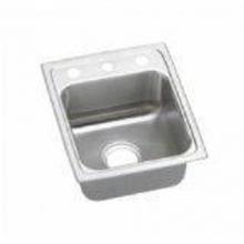 Elkay LRAD151760X - 18 Gauge Stainless Steel 15'' x 17.5'' x 6'' Single Bowl Drop-in Kit
