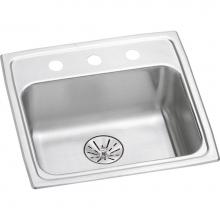 Elkay LRAD191965PD2 - Lustertone Classic Stainless Steel 19-1/2'' x 19'' x 6-1/2'', 2-Hole