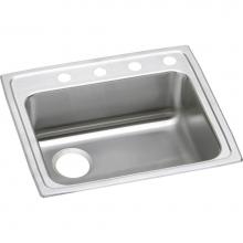 Elkay LRAD221955L3 - Elkay Lustertone Stainless Steel 22'' x 19-1/2'' x 5-1/2'', Single B