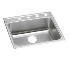 Elkay LRAD2222602 - 18 Gauge Stainless Steel 22'' x 22'' x 6'' Single Bowl Drop-in Kitch