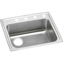 Elkay LRAD2521500 - 18 Gauge Stainless Steel 25'' x 21.25'' x 5'' Single Bowl Drop-in Ki