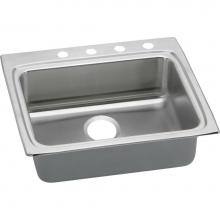 Elkay LRAD2522401 - 18 Gauge Stainless Steel 25'' x 22'' x 4'' Single Bowl Drop-in Kitch