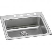 Elkay LRAD252265PD0 - 18 Gauge Stainless Steel 25'' x 22'' x 6.5'' Single Bowl Drop-in Kit