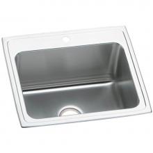 Elkay PLA252212MR2 - Pursuit Stainless Steel 25'' x 22'' x 12-1/8'', Single Bowl Drop-in