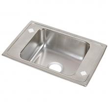 Elkay PSDKR25172 - 20 Gauge Stainless Steel 25'' x 17'' x 7.125'' Single Bowl Drop-in S