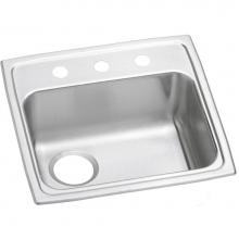 Elkay PSRADQ191955L0 - 20 Gauge Stainless Steel 19.5'' x 19'' x 5.5'' Single Bowl Drop-in K