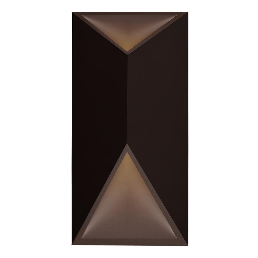 Indio 12-in Bronze LED Exterior Wall Sconce