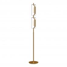 Kuzco Lighting Inc FL28563-BG - HILO|63"|FLOOR LAMP|BRUSHED GOLD|120V|TOUCH DIMMER|LED 3000K|90CRI|17W