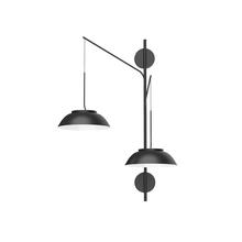 Kuzco Lighting Inc WS51202-BK / WH - MAGELLAN 12" DOUBLE WALL SCONCE OUTER BLACK INNER WHITE 30W, 120VAC WITH LED DRIVER, 3000K, 90CR