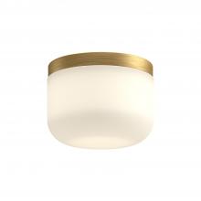 Kuzco Lighting Inc FM53005-BG/OP - MEL|5"|FLUSH MOUNT|BRUSHED GOLD|OPAL GLASS|120V|ELV|LED 3000K|90CRI|13W