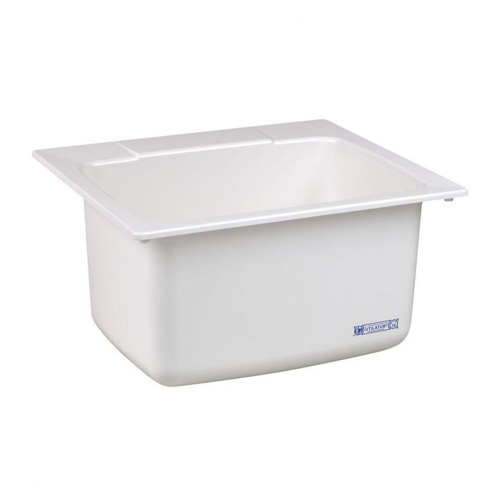 Utility Sink, White, Packaged At 4 CN