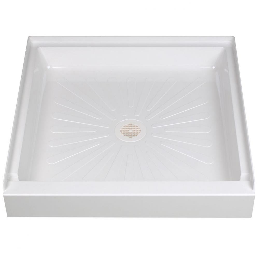 Durabase Shower Floor, 32&apos;&apos;x32&apos;&apos;, White