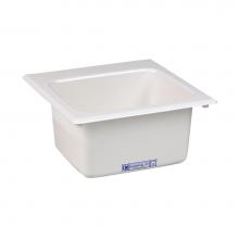 Mustee And Sons 20 - Bar Sink, 15''x15'', White