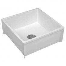 Mustee And Sons 63M - Mop Service Basin, 24''x24''x10'', For 3'' DWV