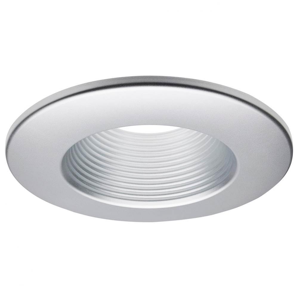 Deep Baffle Trim; 6 Inches; Brushed Nickel Finish