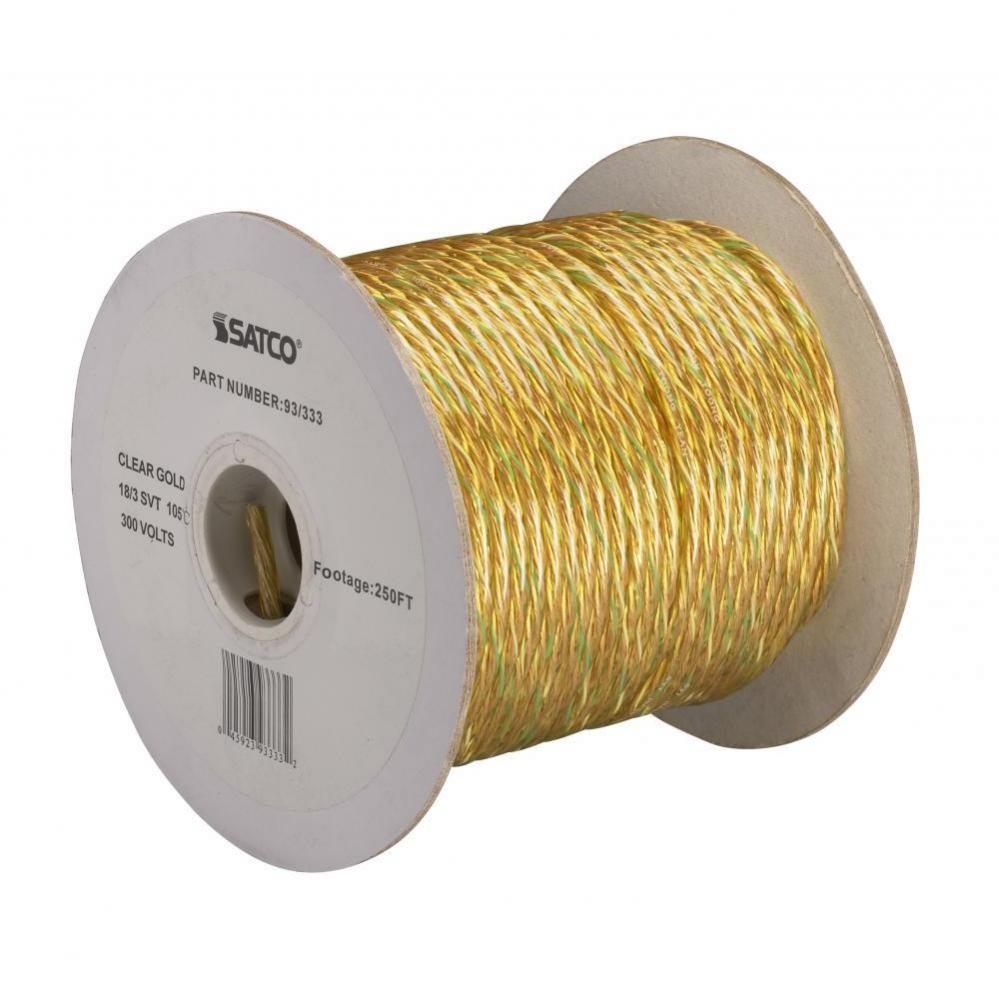 18/3 Svt Gold with Sm. Grn Line
