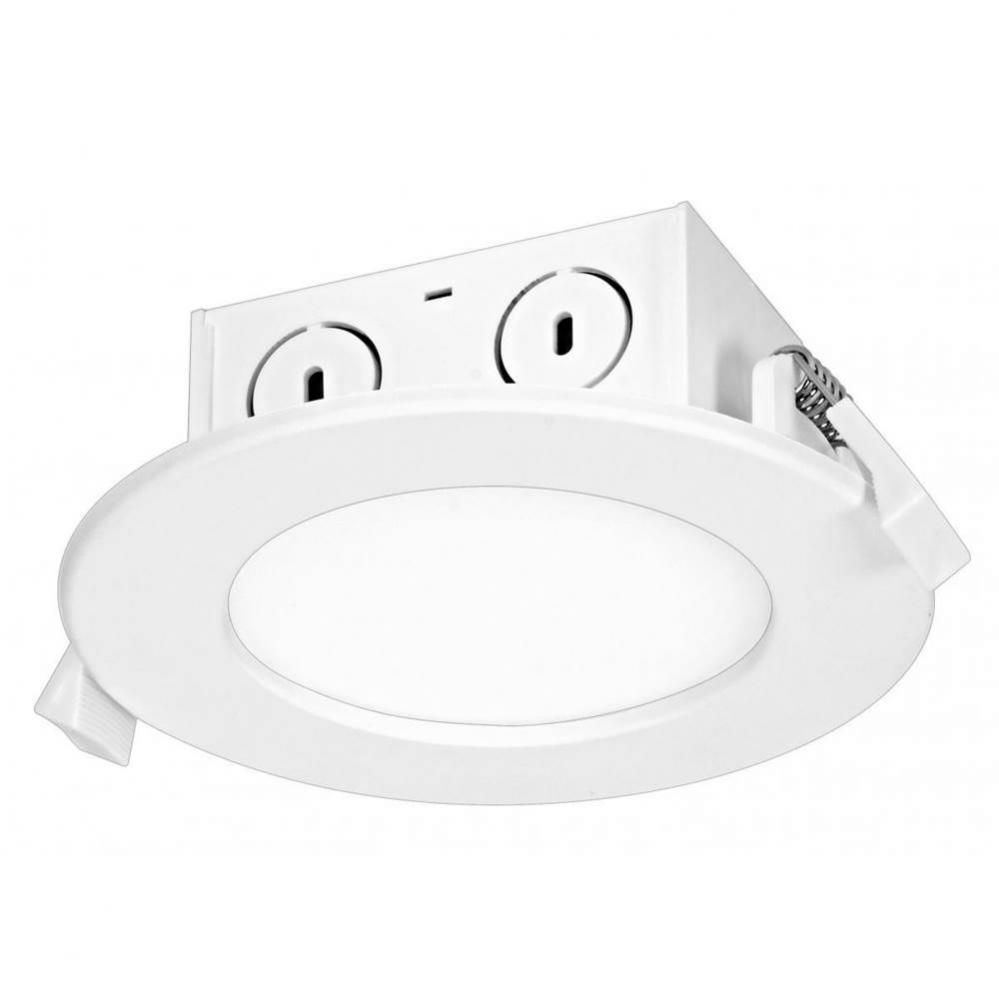 8.5 W LED Direct Wire Downlight, Edge-lit, 4&apos;&apos;, 4000K, 120 V, Dimmable