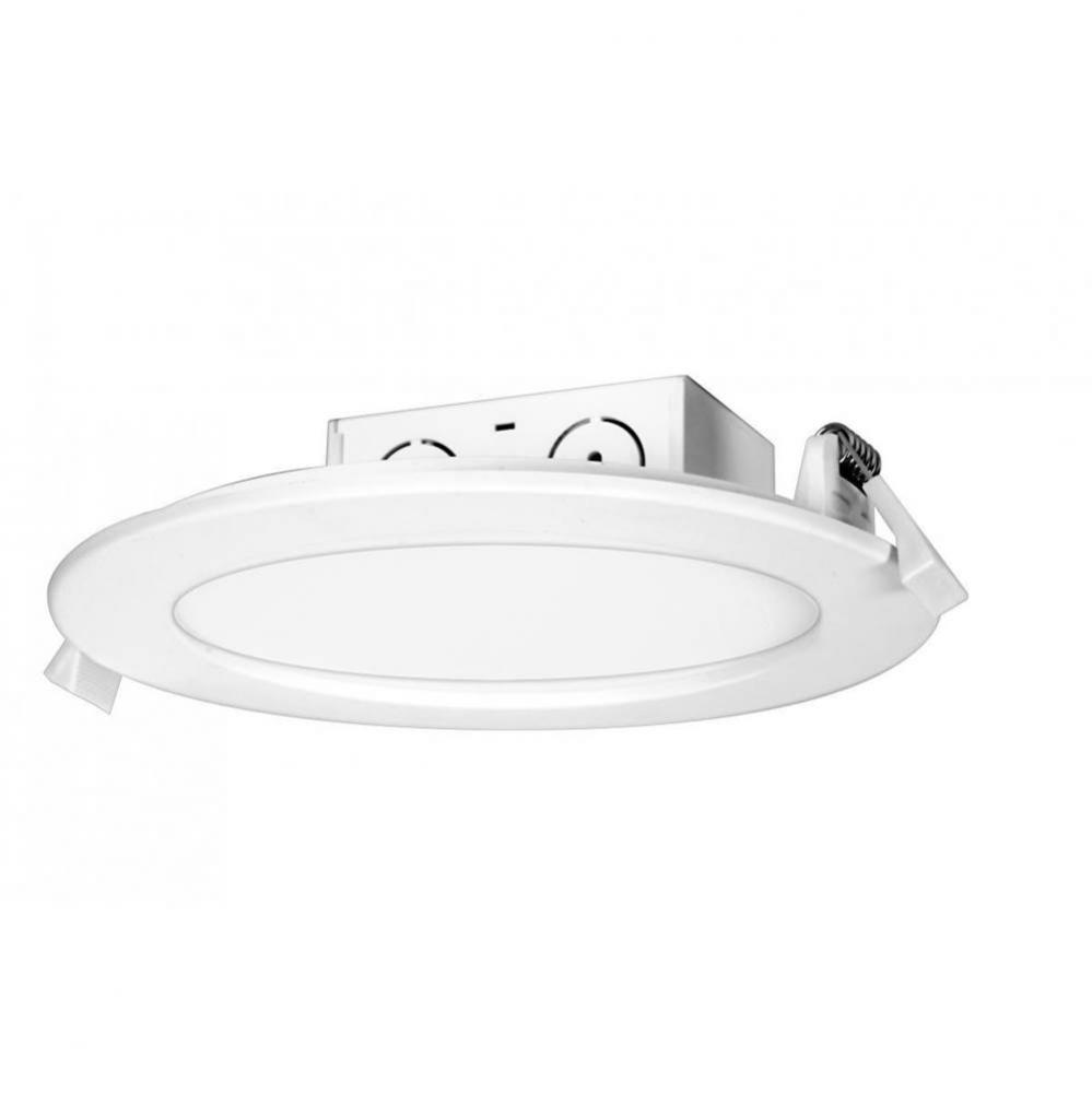 11.6 W LED Direct Wire Downlight, Edge-lit, 5-6&apos;&apos;, 4000K, 120 V, Dimmable