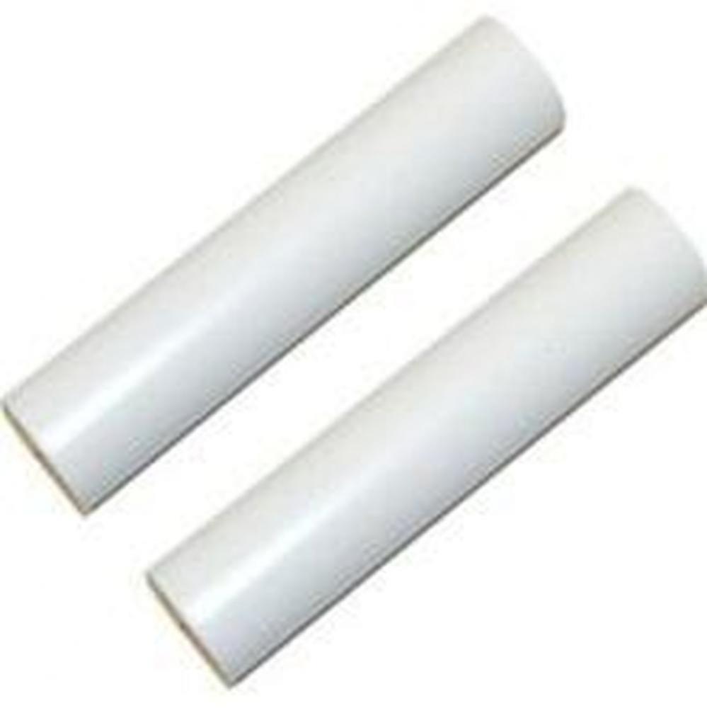2-4&apos;&apos; White Plastic Candelabra Candle Cover