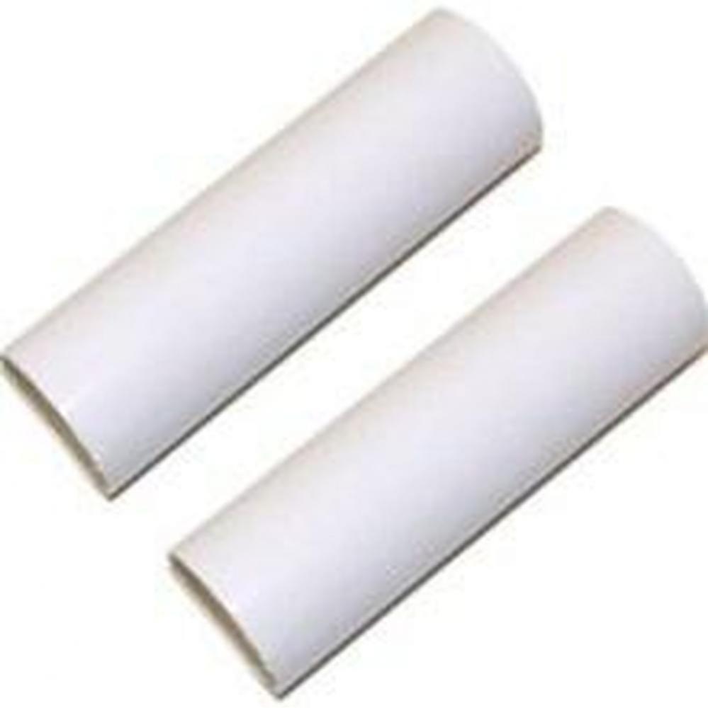 2-4&apos;&apos; White Plastic Standard Candle Cover