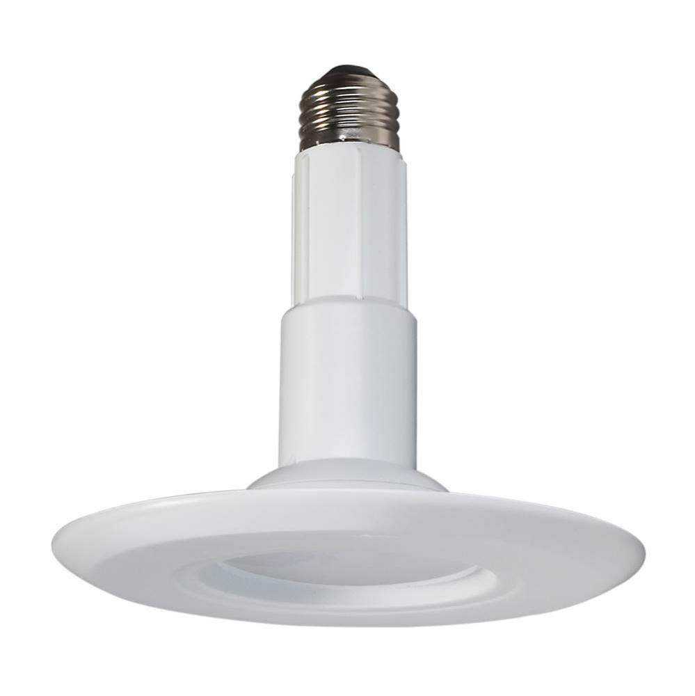 8.5 W Downlight Retrofit LED, 4&apos;&apos; Trim, 2700K, Medium base, 120 V, 115 Deg Beam Spread,