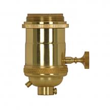Satco 80-2569 - Pb Cast Brass On-off Tk Socket