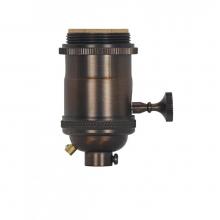 Satco 80-2572 - Dark Antique Brass Cast Brass On-Off Tk