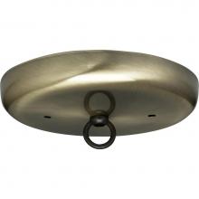 Satco 90-892 - Antique Brass Finish Con Canopy Kit
