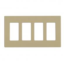 Satco 96-422 - Claro 4 Gang Wallplate Iv