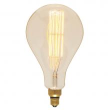 Satco S2433 - 60PS52/AMBER/E26/VINTAGE/120V