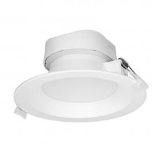Satco S39027 - 9 W LED Direct Wire Downlight, 5-6'', 3000K, 120 V, Dimmable