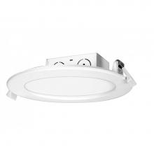 Satco S39059 - 11.6 W LED Direct Wire Downlight, Edge-lit, 5-6'', 5000K, 120 V, Dimmable