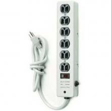 Satco 91-222 - 6 Outlet 3 Line Surge/circuit