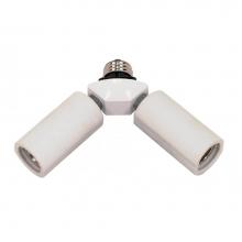 Satco SF77/607 - Single To Twin Socket Adapter