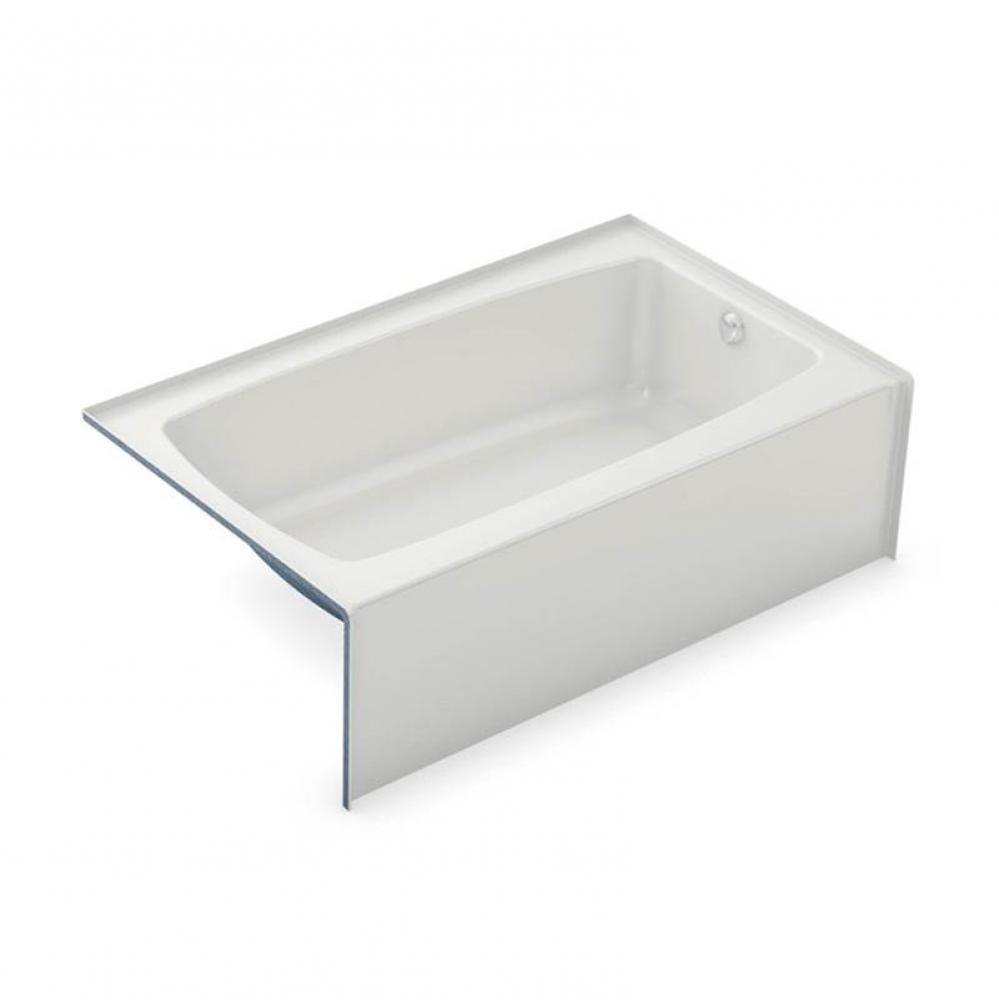 TO-3660 60 in. x 36 in. Rectangular Alcove Bathtub with Left Drain in White