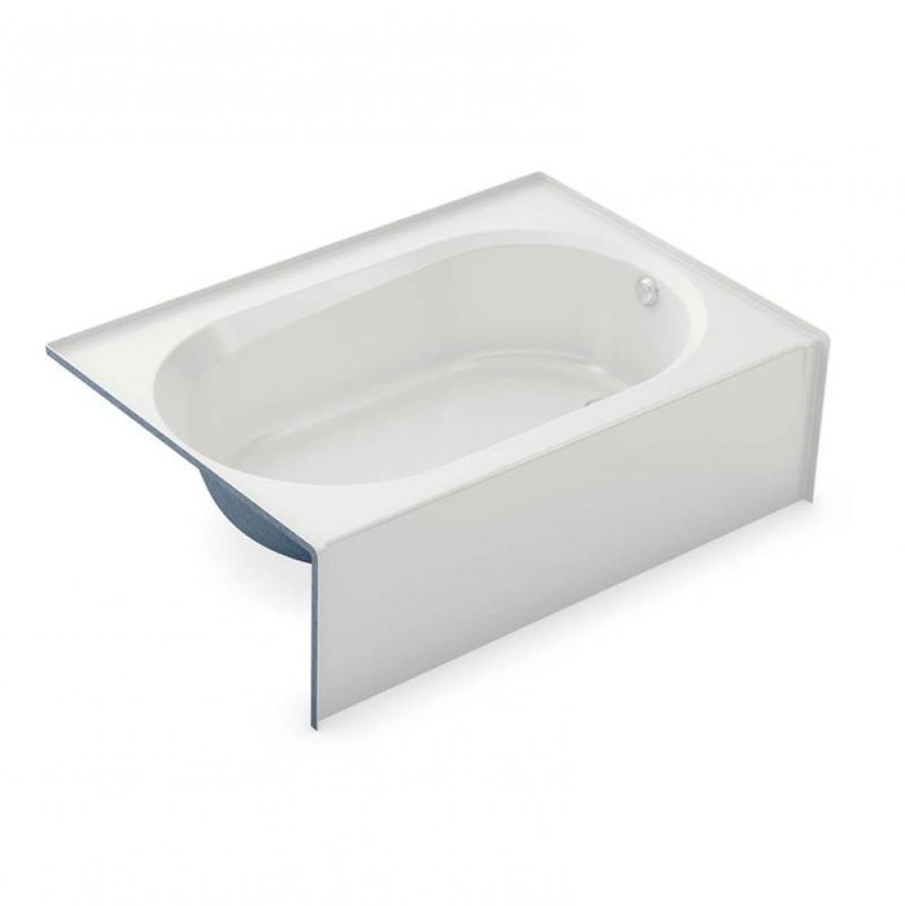 TO-4260 60 in. x 41 in. Rectangular Alcove Bathtub with Right Drain in Bone