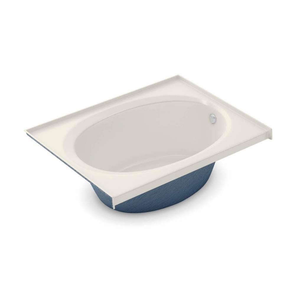 OVF-4260 AcrylX Drop-in Right-Hand Drain Homestead Bath in Biscuit