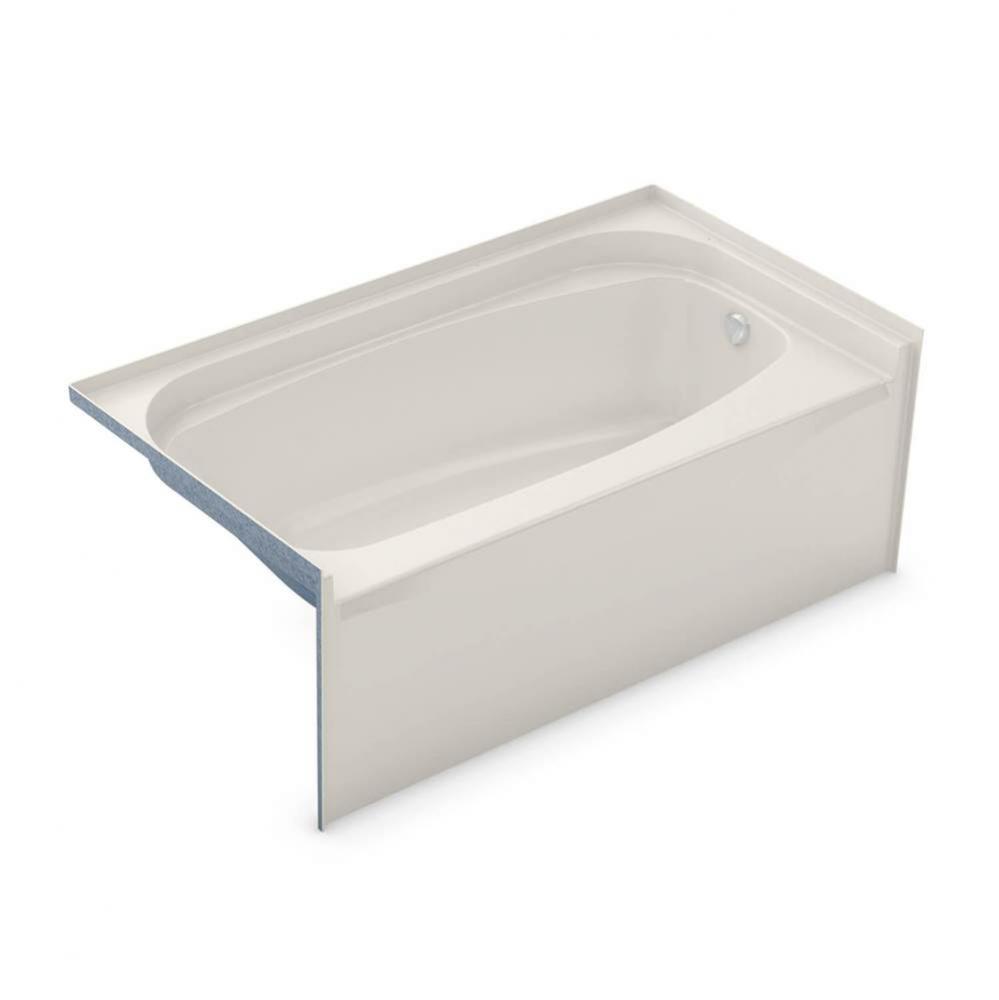 TOF-3260 AcrylX Alcove Left-Hand Drain Homestead Bath in Biscuit